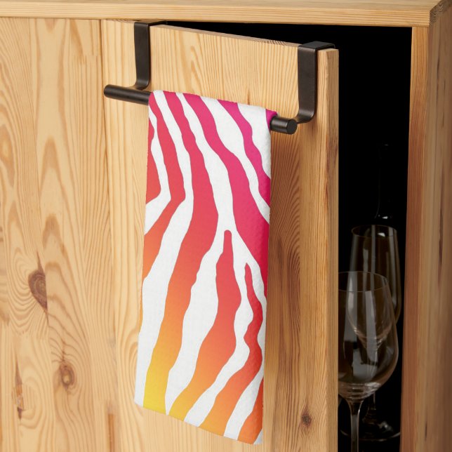 Rainbow Rand Kökshandduk (Thirds Fold)