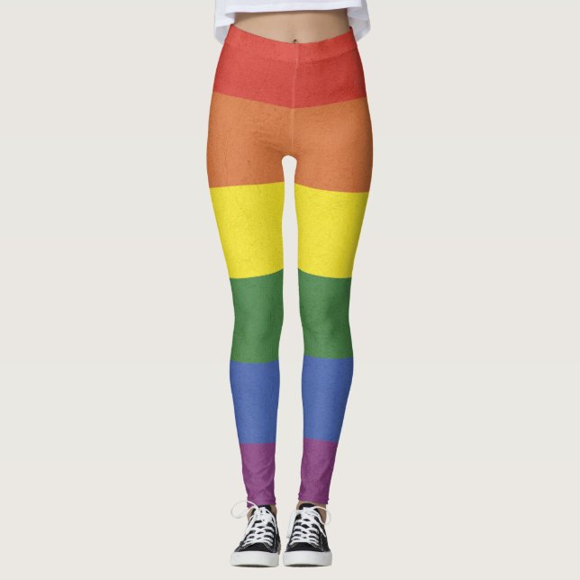 Rainbow rand leggings (Framsida)