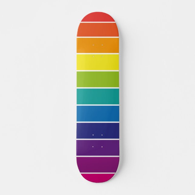 Rainbow Rand Mini Skateboard Bräda 18,5 Cm (Framsida)