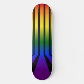 Rainbow rand mini skateboard bräda 18,5 cm