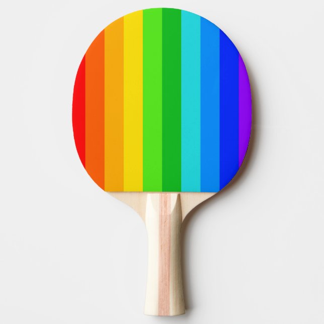 Rainbow Rand Mönster #2 Pingisracket (Framsidan)