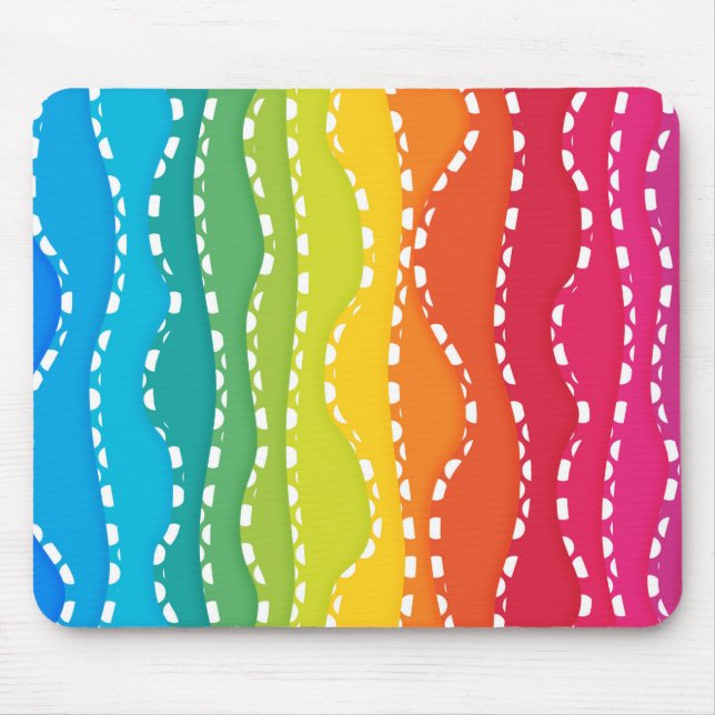 Rainbow Rand Mouse Pad Musmatta (Framsidan)