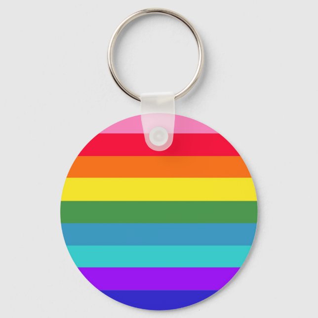 Rainbow Rand Nyckelring (Framsida)