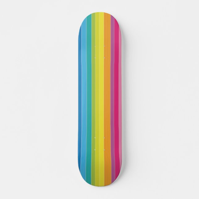 Rainbow Rand Old School Skateboard Bräda 18 Cm (Framsida)
