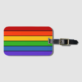 Rainbow Rand PRIDE Bagagebricka
