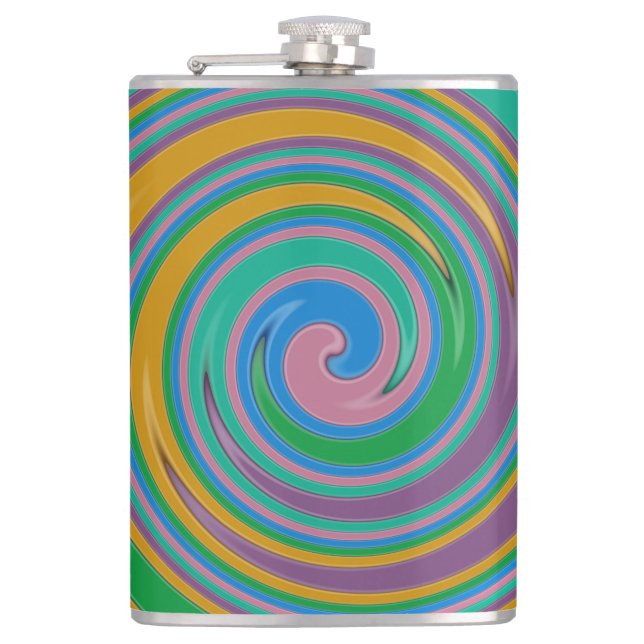 Rainbow rand swirl fickplunta (Framsidan)