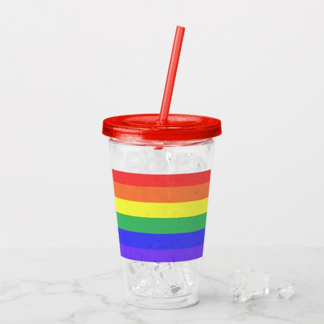 Rainbow Rand Take Away Mugg (Baksida Ice)