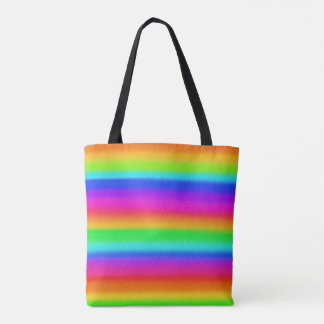Rainbow Rand Tote Bag Tygkasse