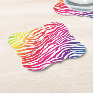 Rainbow Rand Underlägg Papper