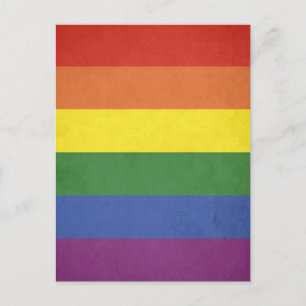 Rainbow rand vykort
