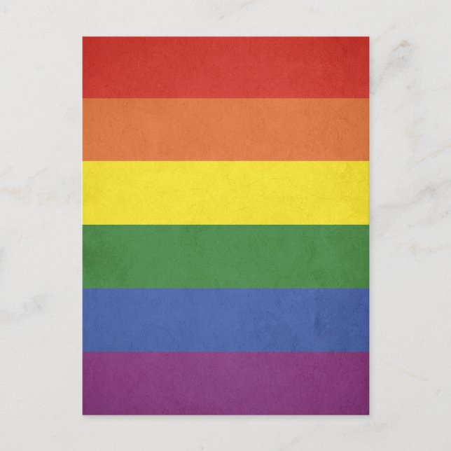 Rainbow rand vykort (Framsida)