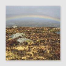 Rainbow Rannoch Moor Postcard Poster