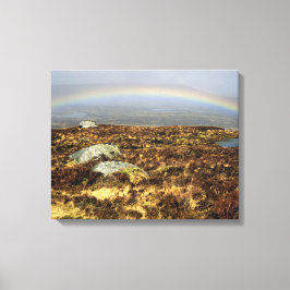 Rainbow Rannoch Moor Postcard Poster fotoblock Canvastryck