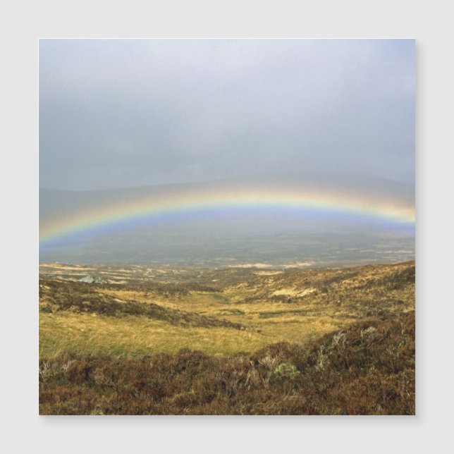 Rainbow Rannoch Moor Scotland Postcard Poster (Framsida)