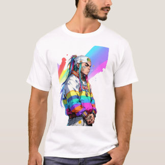 Rainbow Rapper Vibes T Shirt
