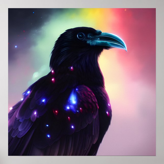 Rainbow Raven Poster (Framsidan)