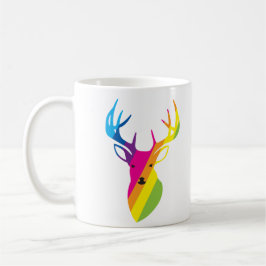 Rainbow Reindeer Kaffemugg