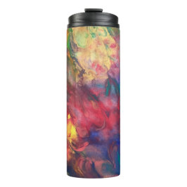 Rainbow Resemugg Colorful Thermal Tumbler Boho
