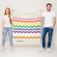 Rainbow Retro Pic Rac med Namn
