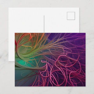 Rainbow Rhizomes Vykort