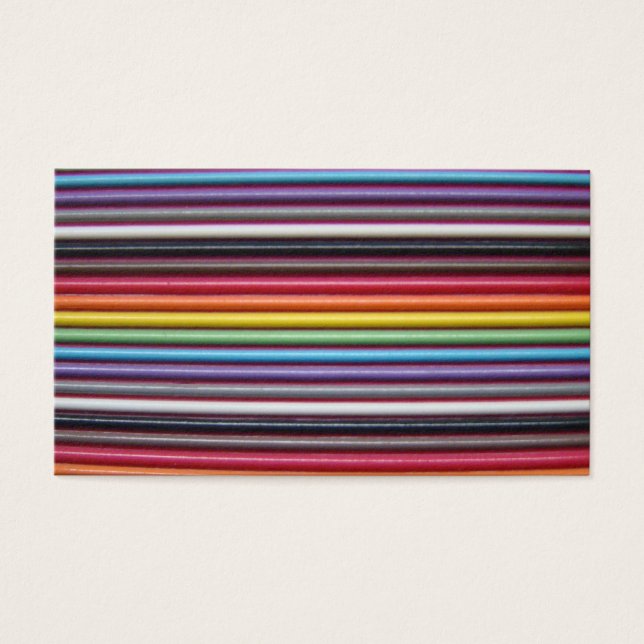 Rainbow Ribbon-kabel Visitkort (Framsidan)