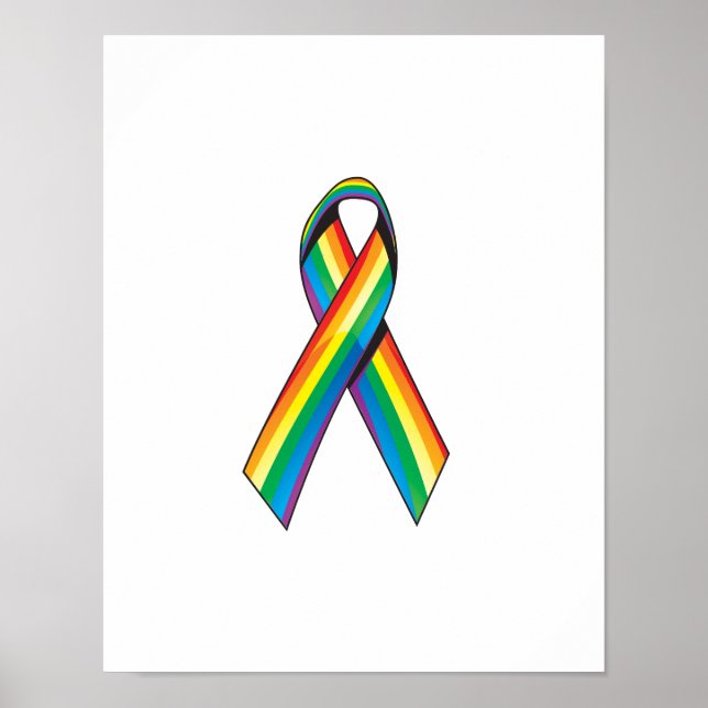Rainbow Ribbon Poster (Framsidan)