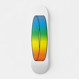 Rainbow Ring Skatedäcket Skateboard Bräda 20,5 Cm