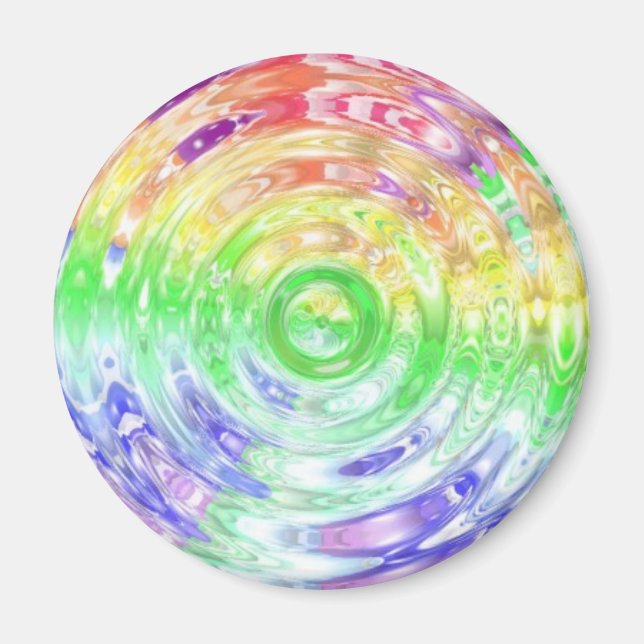 Rainbow Ripple Magnet (Framsidan)