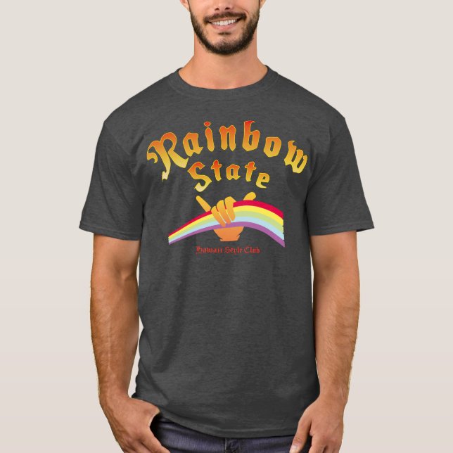 Rainbow Rising T Shirt (Framsida)