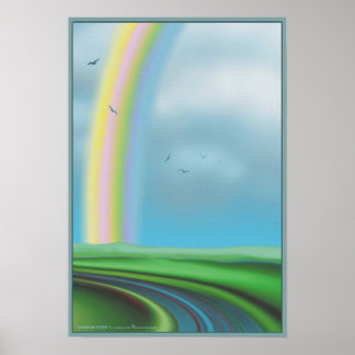 " RAINBOW RIVER " från Robert Singletary Poster