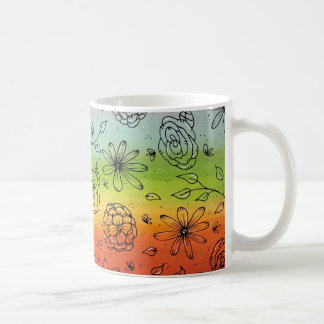 Rainbow River of Flowers Coffee Mugg