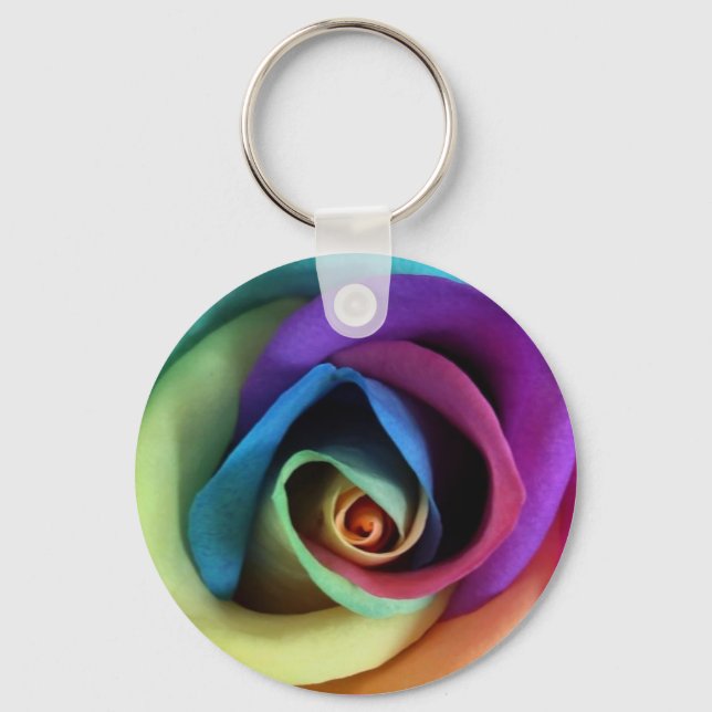Rainbow Ro Keychain Nyckelring (Framsida)