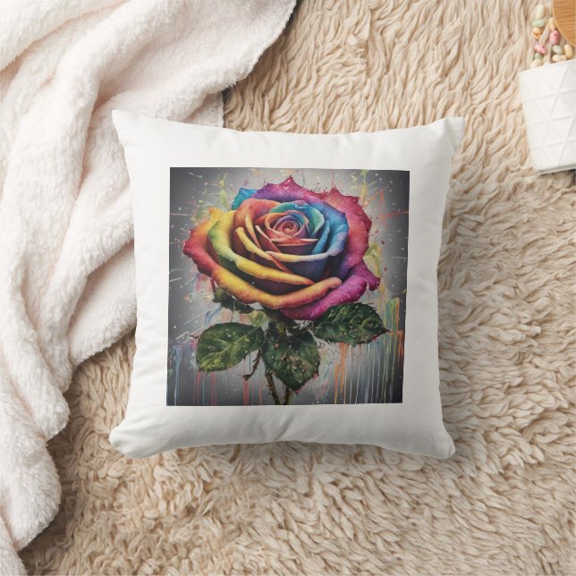 Rainbow Ro Pillow Kudde (Filt)