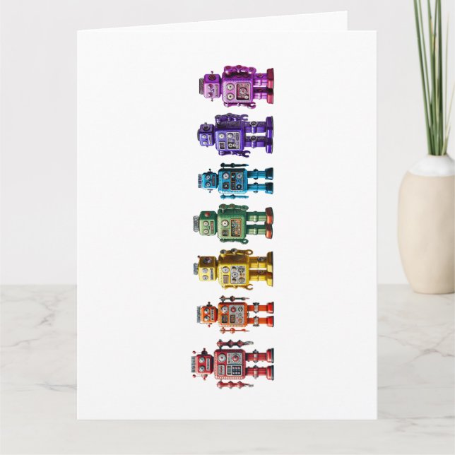 Rainbow Robots Kort (Framsida)