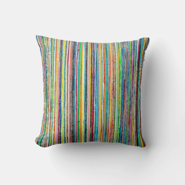 Rainbow Roll 16 x 16 Poly Kuddcover Kudde (Framsida)