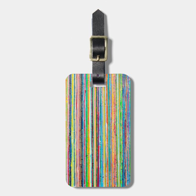 Rainbow Roll Luggage Tag Bagagebricka (Vertikal Framsida)