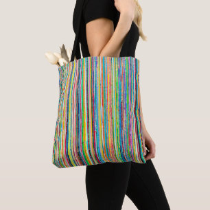 Rainbow Roll Tote Bag Tygkasse
