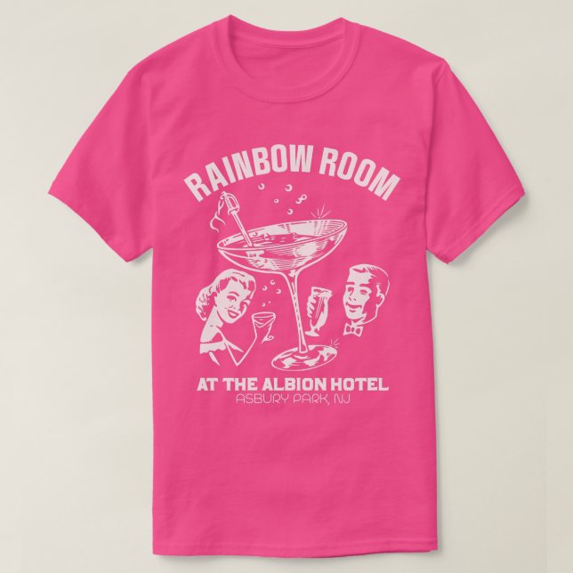 Rainbow Room på Albion Hotel Defunct NightClub T Shirt (Design framsida)