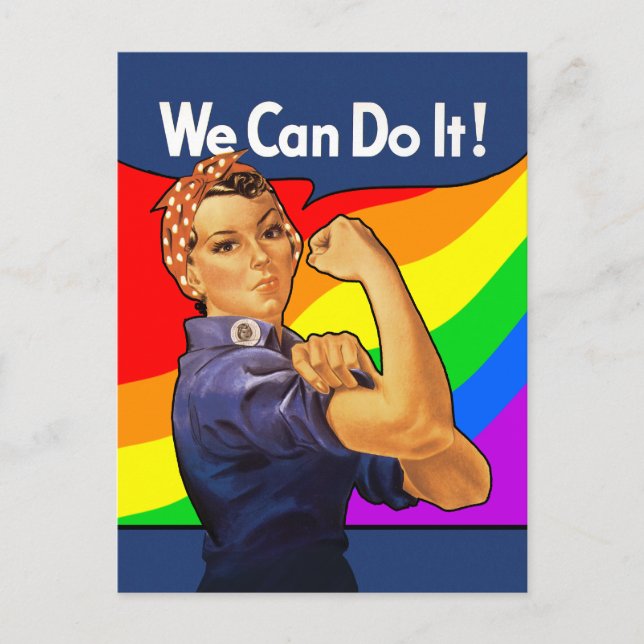 Rainbow Rosie Vykort (Framsida)