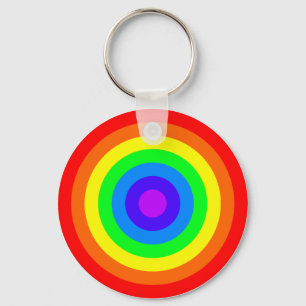 Rainbow Roundel Nyckelring