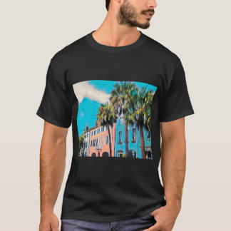 Rainbow Row, Charleston T Shirt