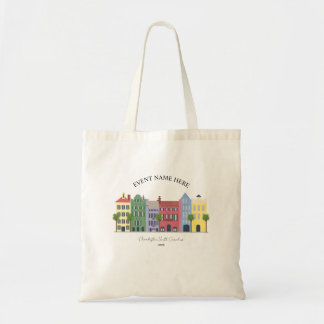 Rainbow Row Charleston Tygkasse
