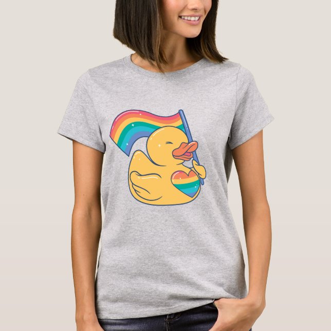 Rainbow Rubber Anka T Shirt (Framsida)