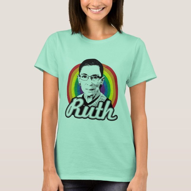 Rainbow Ruth 2016 - Ruth Bader Ginsburg - LGBT -.p Tee (Framsida)