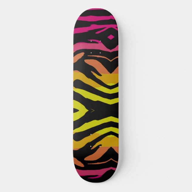 Rainbow Safari Old School Skateboard Bräda 21,6 Cm (Framsida)