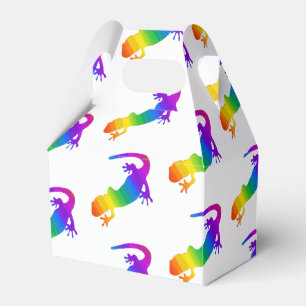 Rainbow Salamander Anpassningsbar Colorful Presentaskar