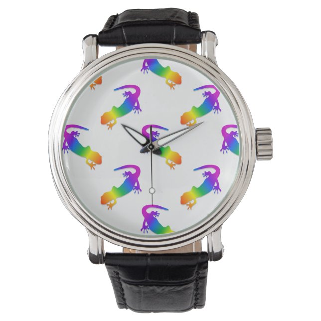 Rainbow Salamander Armbandsur (Framsida)