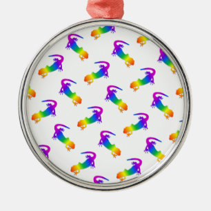 Rainbow Salamander Julgransprydnad Metall