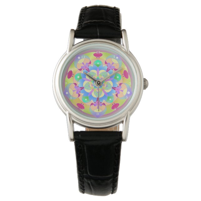 Rainbow Sång Mandala Armbandsur (Framsida)