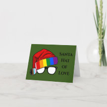 Rainbow Santa Hat of Kärlek Photo